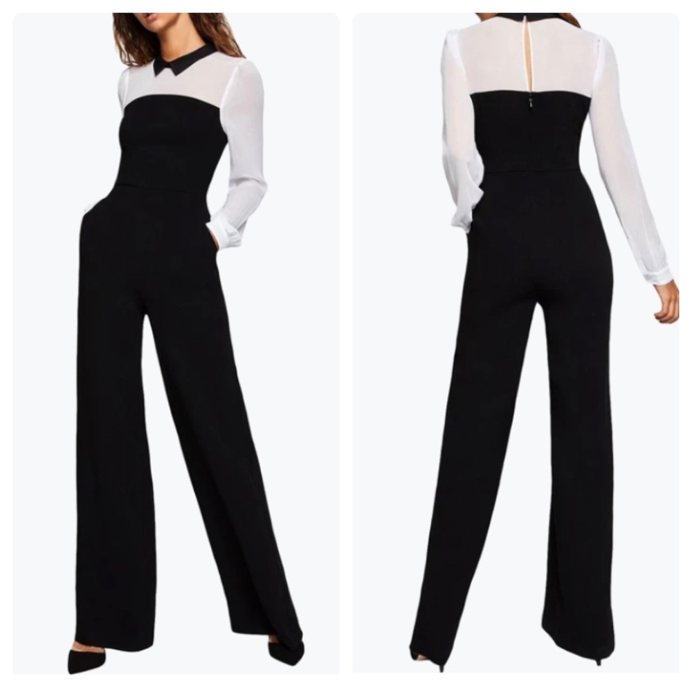 BBCGeneration Color Block WideLeg jumpsuit size 4